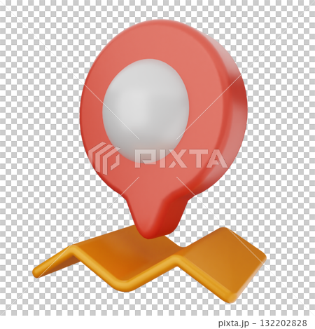 3d location mark gps navigation 3d location mark gps navigation 132202828