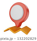 3d location mark gps navigation 132202829