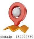 3d location mark gps navigation 132202830