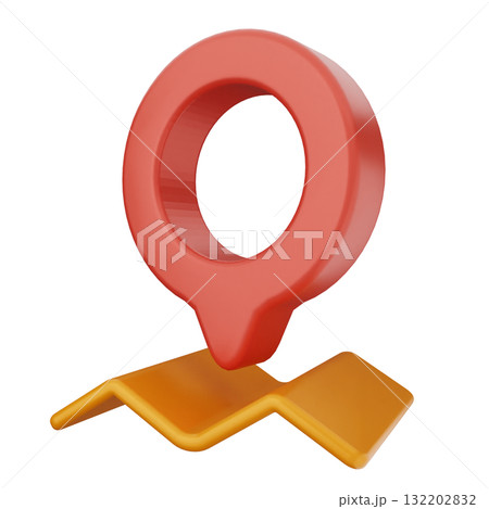3d location mark gps navigation 3d location mark gps navigation 132202832