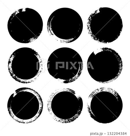 Grunge circles, brush strokes, lines, ink smudges, hand-drawn scribble shapes. Handmade sketchy marks, acrylic stains, charcoal streaks. Paint textures, dry brush effect. Vector illustration Grunge circles, brush strokes, lines, ink smudges, hand-drawn scribble shapes. Handmade sketchy marks, acrylic stains, charcoal streaks. Paint textures, dry brush effect. Vector illustration 132204384