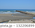 テトラポットと海の写真 132206899