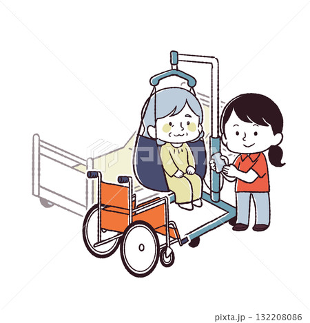 移乗用リフト 132208086