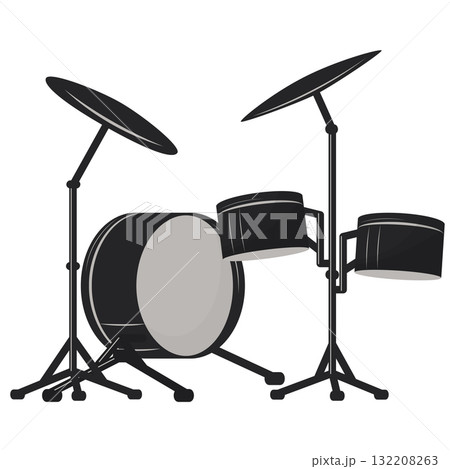 drum kit illustration 132208263