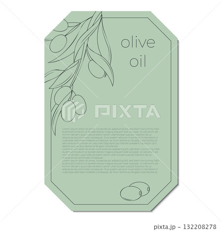 olive label template olive label template 132208278