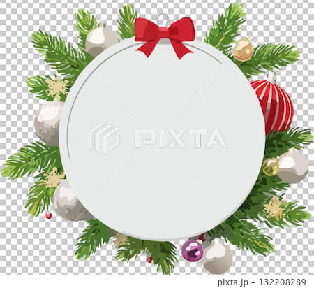 訊息框架（聖誕裝飾/向量） 132208289