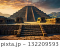 ancient temple in the evening 132209593