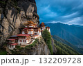 beautiful temple in the mountains 132209728