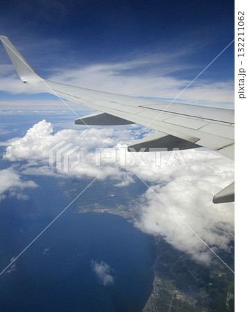 飛行機から見た風景（航空写真） 132211062