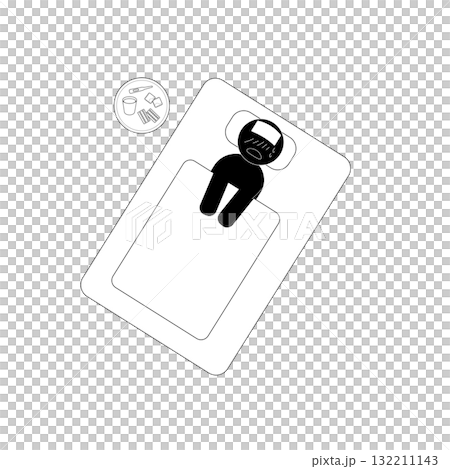 People who are sick and in bed People who are sick and in bed 132211143