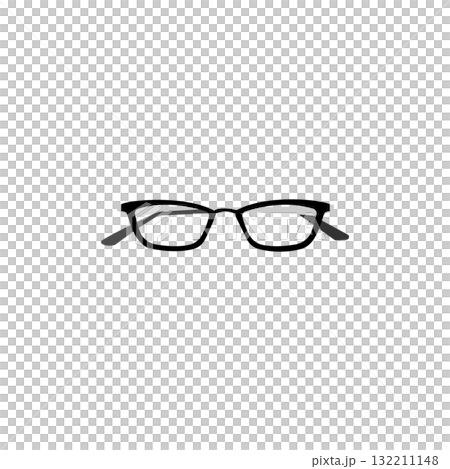 シンプルなメガネのイラスト 132211148