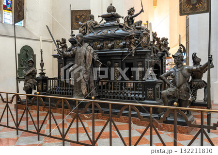 Indoor view of Frauenkirche church in Munich, Germany. Indoor view of Frauenkirche church in Munich, Germany. 132211810