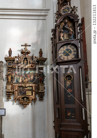 Indoor view of Frauenkirche church in Munich, Germany. Indoor view of Frauenkirche church in Munich, Germany. 132211813