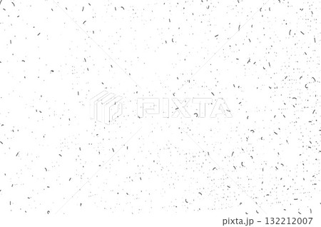 Old grunge textured background with grainy noise. Film black filter. Distressed retro photo effect. Old movie overlay. Gritty texture with dust, scratches and subtle spots. Vector illustration 132212007