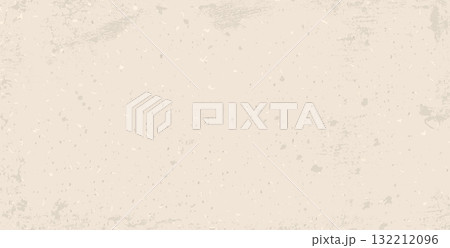 Beige tan grain paper dab texture. Rice paper with grunge neutral colors dust. Craft recycle material. Neutral tone daub background. Pale eggshell backdrop. Natural creamy canvas. Vector illustration 132212096