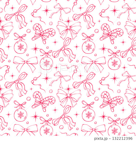 Seamless patern with bow white Seamless patern with bow white 132212396