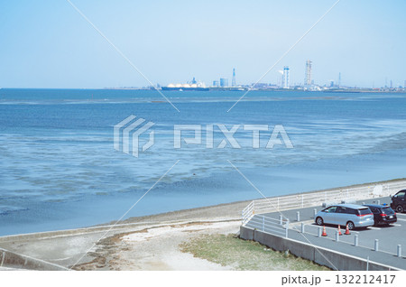 千葉　富津海岸（明治百年記念展望塔から） 132212417