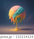 アイスクリームのような惑星と甘い幻想 132214124