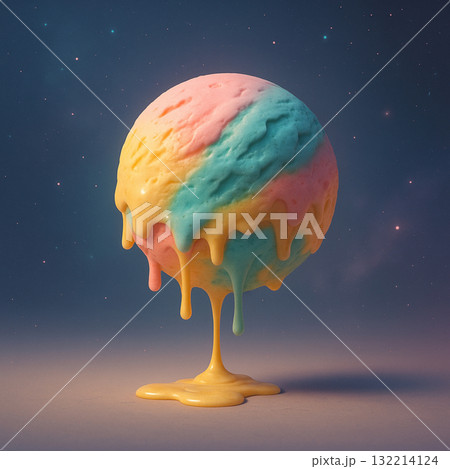 アイスクリームのような惑星と甘い幻想 アイスクリームのような惑星と甘い幻想 132214124