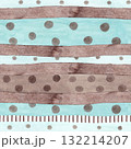 Horizontal brown and mint polka dot lines. Multi-pattern print. Abstract seamless watercolor pattern. Perfect for kitchen textiles and wallpaper, tablecloths and scarves Horizontal brown and mint polka dot lines. Multi-pattern print. Abstract seamless watercolor pattern. Perfect for kitchen textiles and wallpaper, tablecloths and scarves 132214207