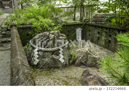 日向 美々津の町並み 立磐神社 神武天皇御腰掛之磐 宮崎県日向市 日向 美々津の町並み 立磐神社 神武天皇御腰掛之磐 宮崎県日向市 132214668