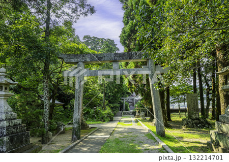 日向　美々津の町並み　立磐神社　鳥居　宮崎県日向市 132214701