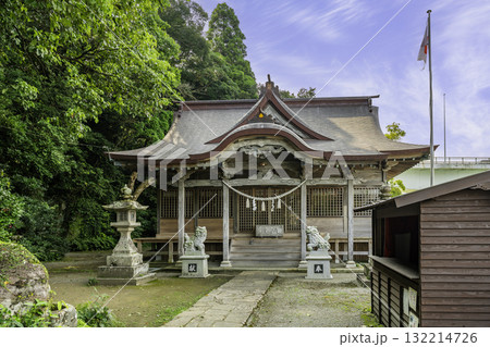 日向 美々津の町並み 立磐神社 拝殿 宮崎県日向市 日向 美々津の町並み 立磐神社 拝殿 宮崎県日向市 132214726