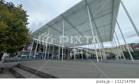 Huge roof and many pillars view Huge roof and many pillars view 132214766