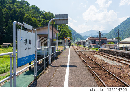 大糸線 根知駅 ホーム 大糸線 根知駅 ホーム 132214796