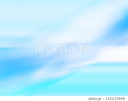 青色系背景素材、ファンタジー、, 水色, 青背景, ブルー,グラデーション、抽象イメージ、 132215848