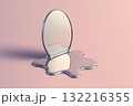 溶けていく鏡と自己像の崩壊 132216355
