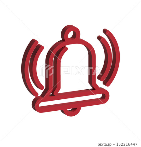 Bell icon design template Bell icon design template 132216447