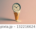 溶ける時計とアイスクリームが象徴する時間の消費 132216624