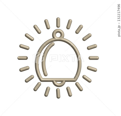 Bell icon design template 132217496