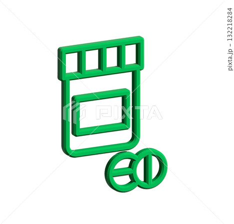 Medicine jar icon design template Medicine jar icon design template 132218284