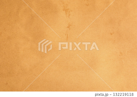 Old brown paper backdrop with slight stains 132219118