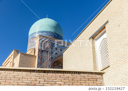 Architecture of Samarkand, Uzbekistan. Exteriors of Shah-i-Zinda Ensemble Architecture of Samarkand, Uzbekistan. Exteriors of Shah-i-Zinda Ensemble 132219427
