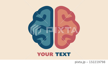 Bipolar disorder concept with mood swings hope and mental health awareness illustration 132219798