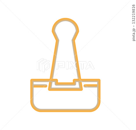 Paperclip icon design template 132219816