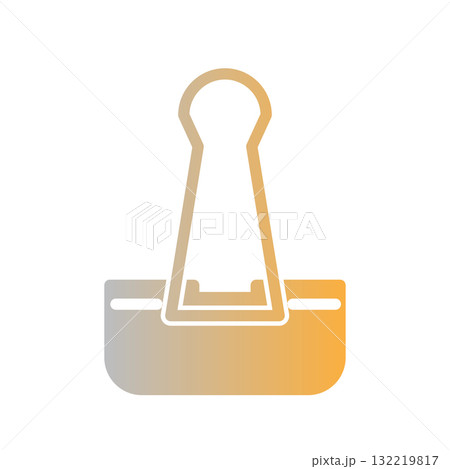 Paperclip icon design template Paperclip icon design template 132219817