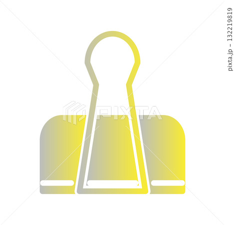 Paperclip icon design template Paperclip icon design template 132219819
