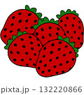 a bunch of red strawberries 132220866