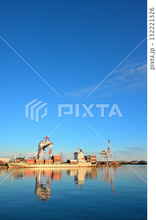 新潟東港　コンテナターミナル（新潟県） 132221326