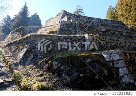 岐阜県恵那市_岩村城六段壁2_2025年1月 132221826