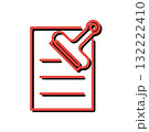 Paperclip icon design template 132222410