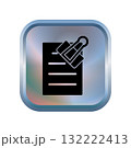 Paperclip icon design template 132222413