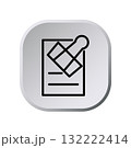 Paperclip icon design template 132222414