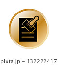 Paperclip icon design template 132222417