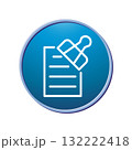 Paperclip icon design template 132222418