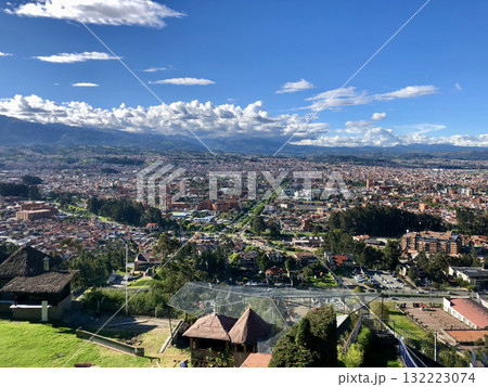 クエンカの丘の上から見下ろす街並み クエンカの丘の上から見下ろす街並み 132223074